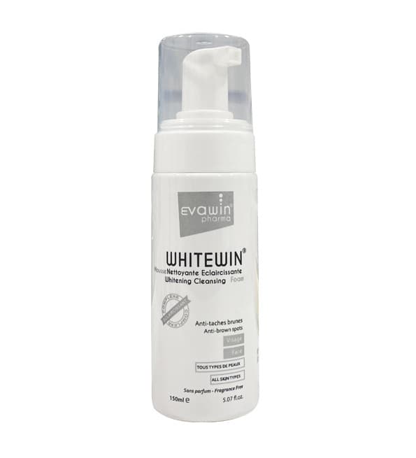 EVAWIN WHITEWIN MOUSSE NETTOYANTE ECLAIRCISSANTE ANTI-TACHES BRUNES VISAGE 150ML