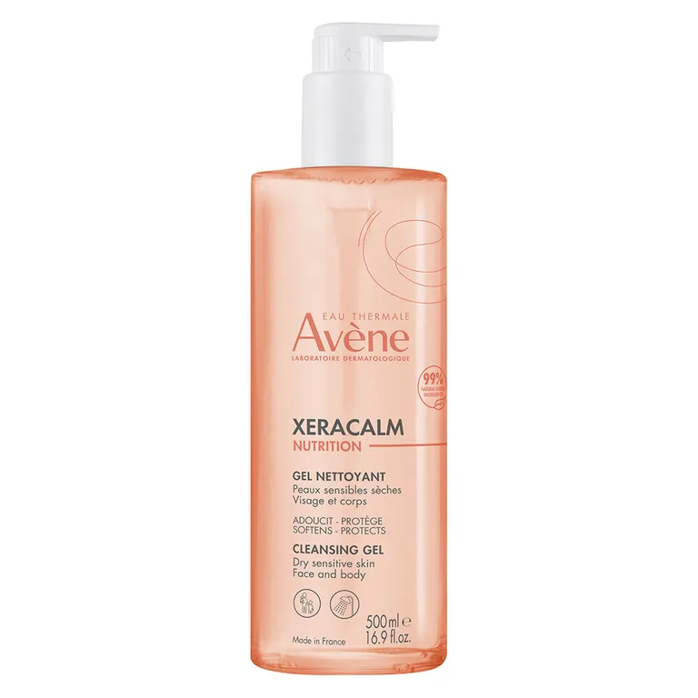 Avène XeraCalm Nutrition جل منظف ومغذي للبشرة الجافة والحساسة 500ml