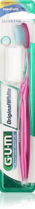GUM BROSSE A DENTS ORIGINAL WHITE MEDIUM REF 563