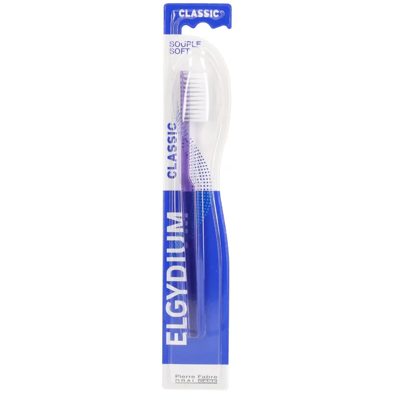 ELGYDIUM Classic فرشاة أسنان ناعمة 1 Unité