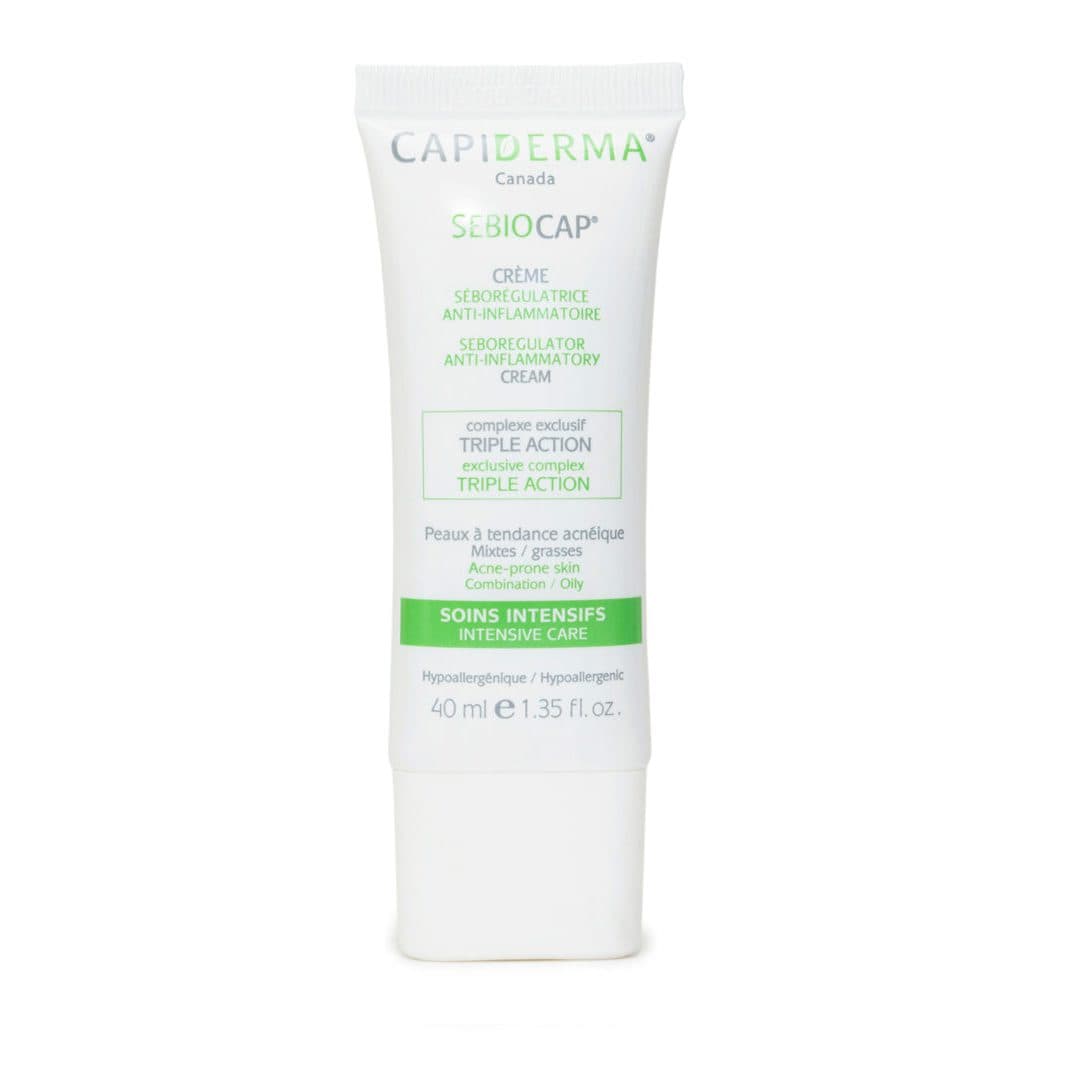 Capiderma Sebiocap كريم مضاد للالتهابات ومنظم للدهون 40ml