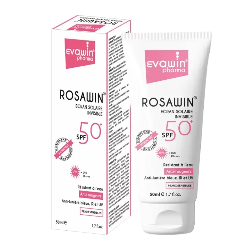 Evawin Pharma Rosawin واقي شمس غير مرئي مضاد للاحمرار 50ml
