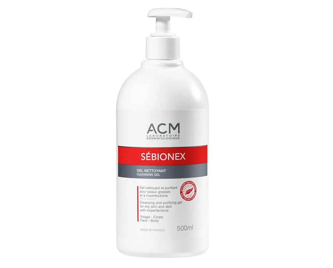 ACM Sébionex جل منظف ومنقي للبشرة الدهنية والمختلطة 500ml