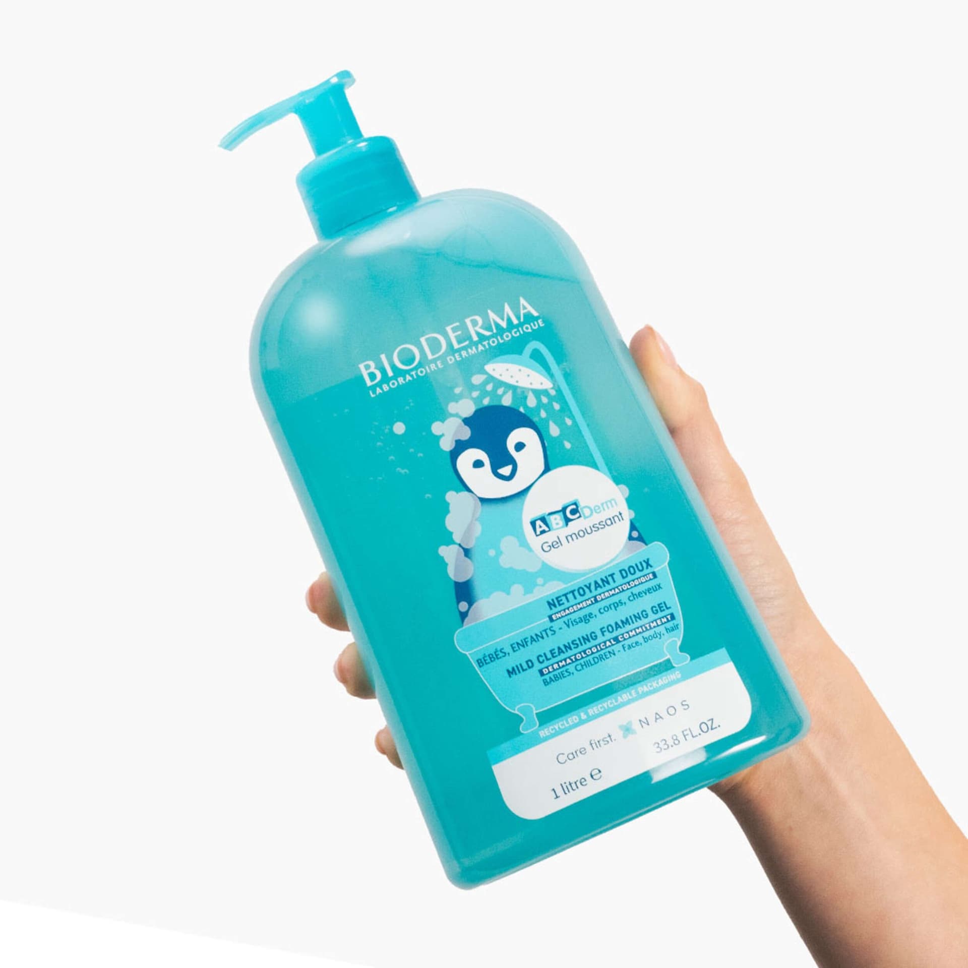 BIODERMA ABCDERM GEL MOUSSANT 1L