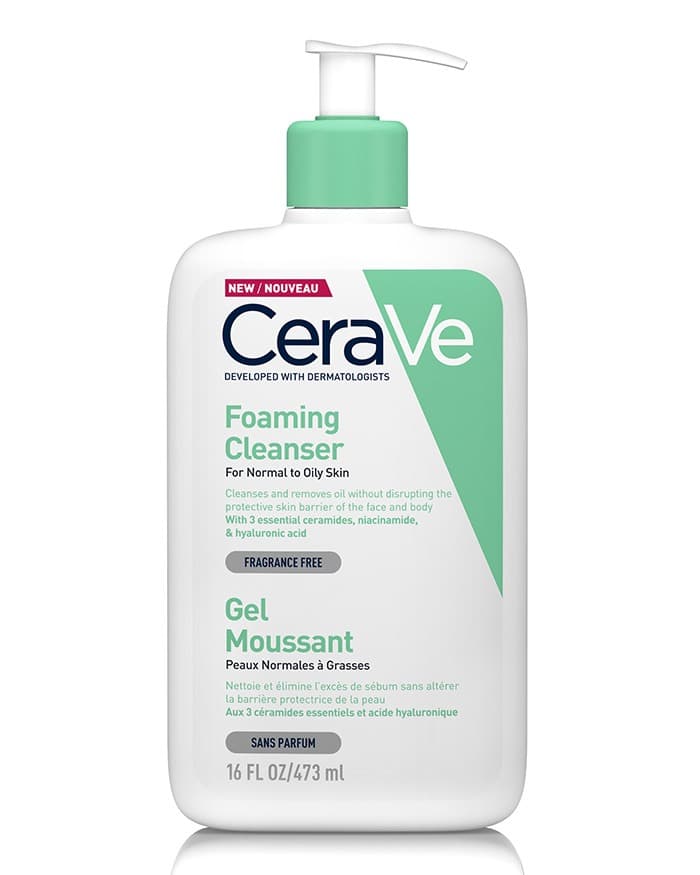 CeraVe Gel Moussant Peaux Normales à Grasses 473ml