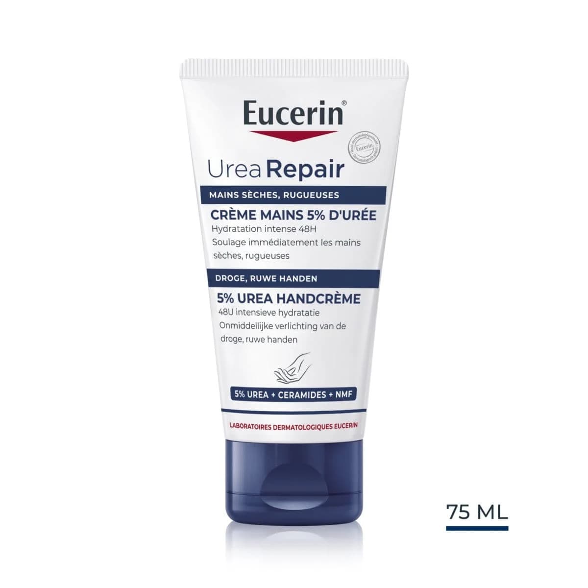 Eucerin Crème Mains Réparatrice 5% Urée Peau Sèche 75ml