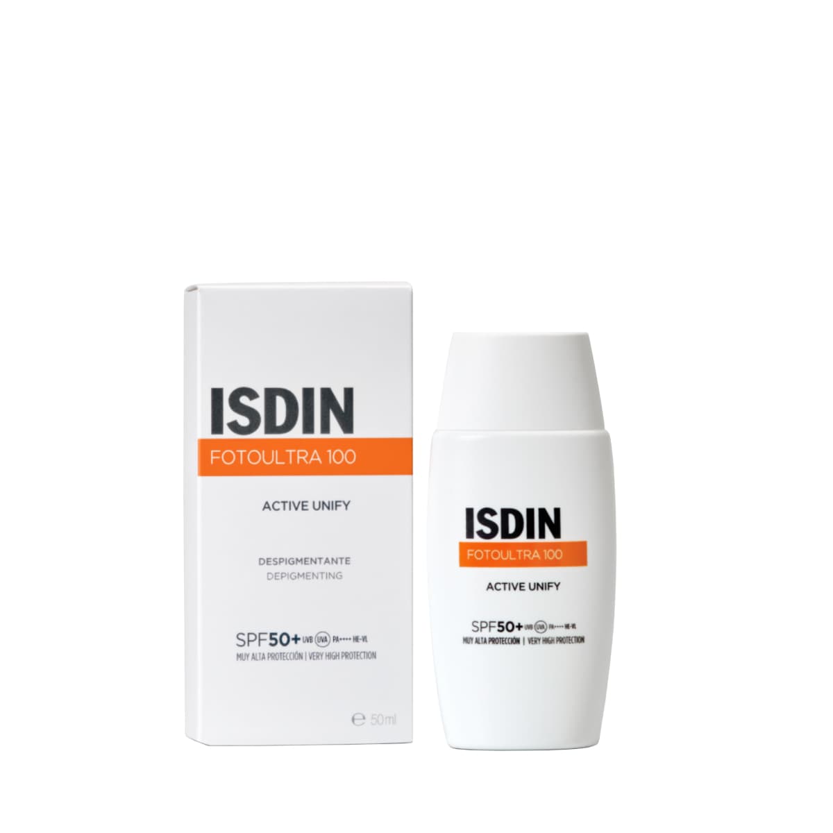 ISDIN FOTO ULTRA 100 ACTIVE UNIFY FUSION FLUID COLOR CORRIGE SPF50 50ML