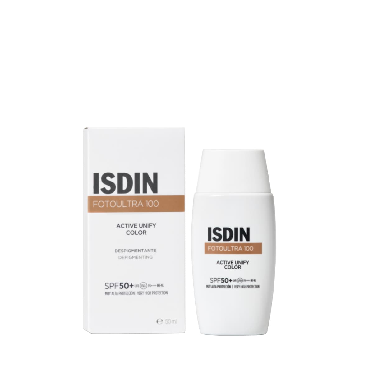 ISDIN FOTO ULTRA 100 ACTIVE UNIFY FUSION FLUID TEINTE SPF100 50ML