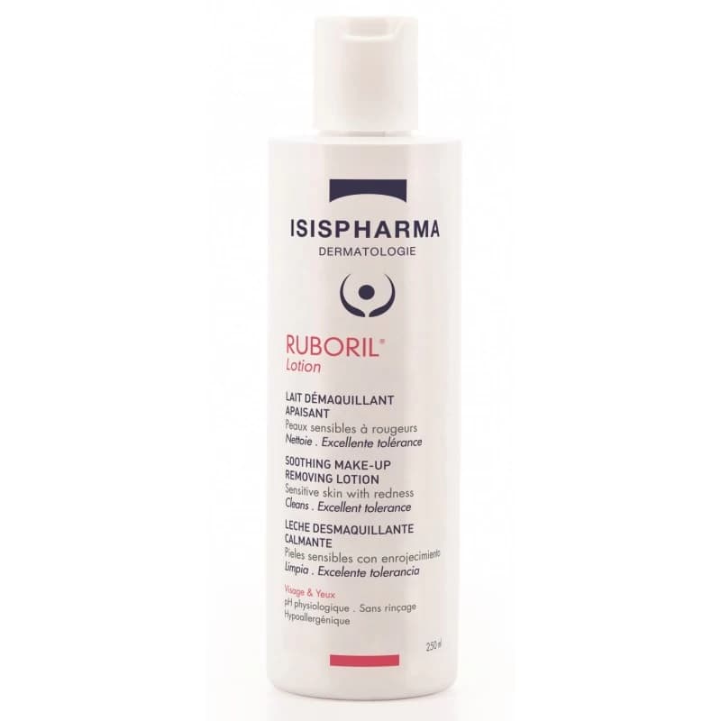 ISISPHARMA RUBORIL Lotion Lait Démaquillant Apaisant 250ml