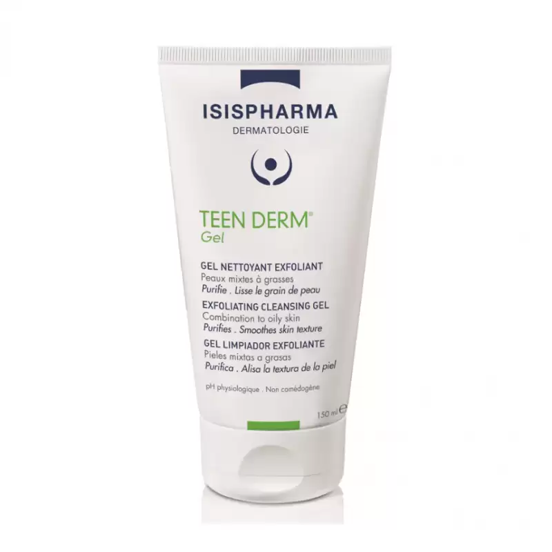 ISISPHARMA TEEN DERM جل منظف ومقشر 150مل