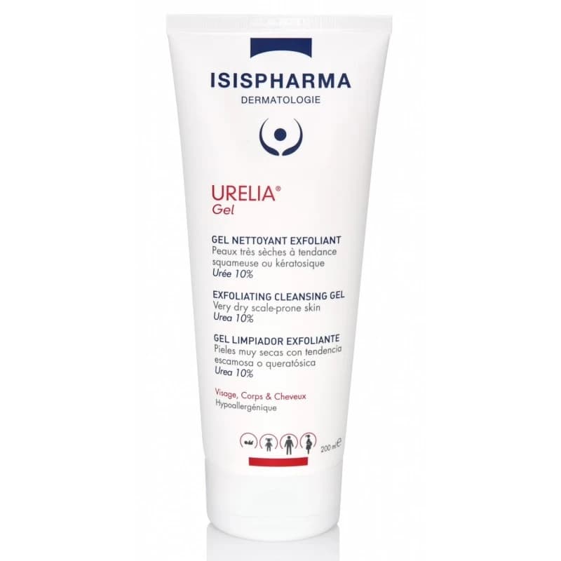 ISISPHARMA URELIA GEL NETTOYANT EXFOLIANT 200ML