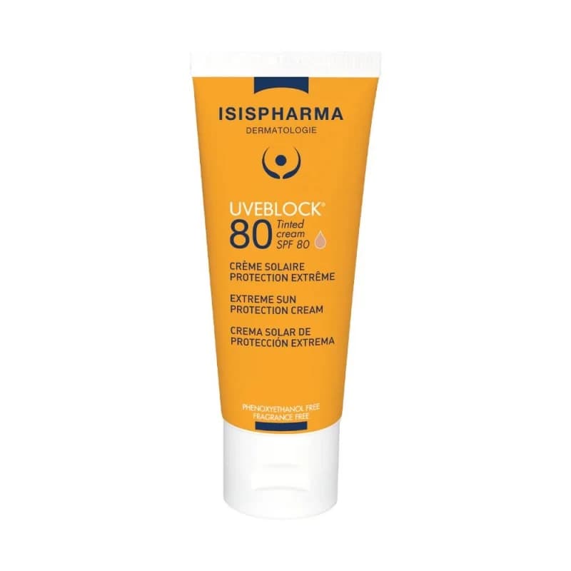 ISISPHARMA UVEBLOCK 80 TINTED CREAM 40ML