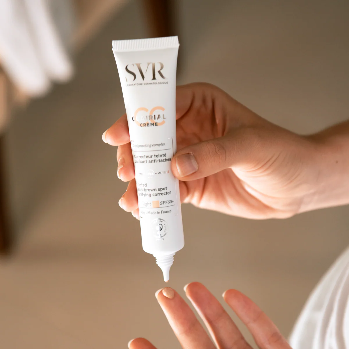 SVR CLAIRIAL CC كريم مصحح وموحد اللون SPF50+ 40مل