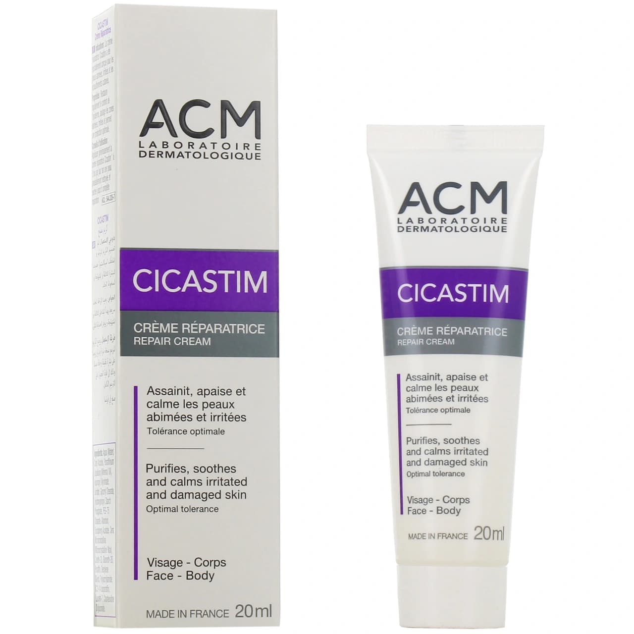 Laboratoire ACM Cicastim Crème Réparatrice كريم مرمم ومسكن للبشرة 40ml