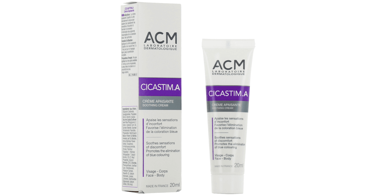 ACM Cicastim كريم مرمم وملطف للبشرة 20ml
