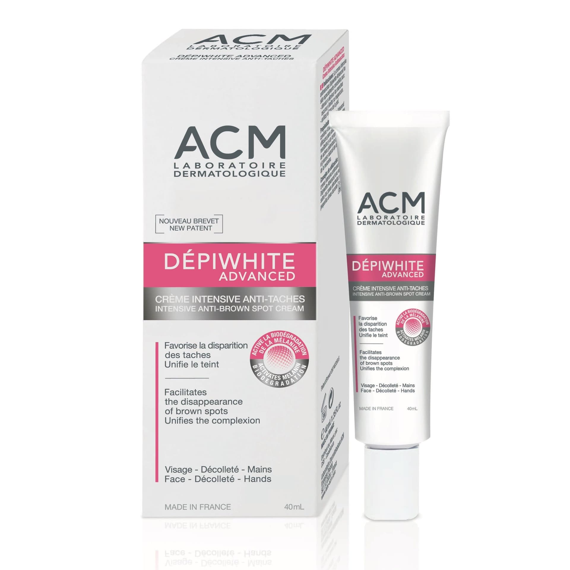Laboratoire ACM Dépiwhite Advanced كريم مكثف مضاد للبقع البنية 40ml