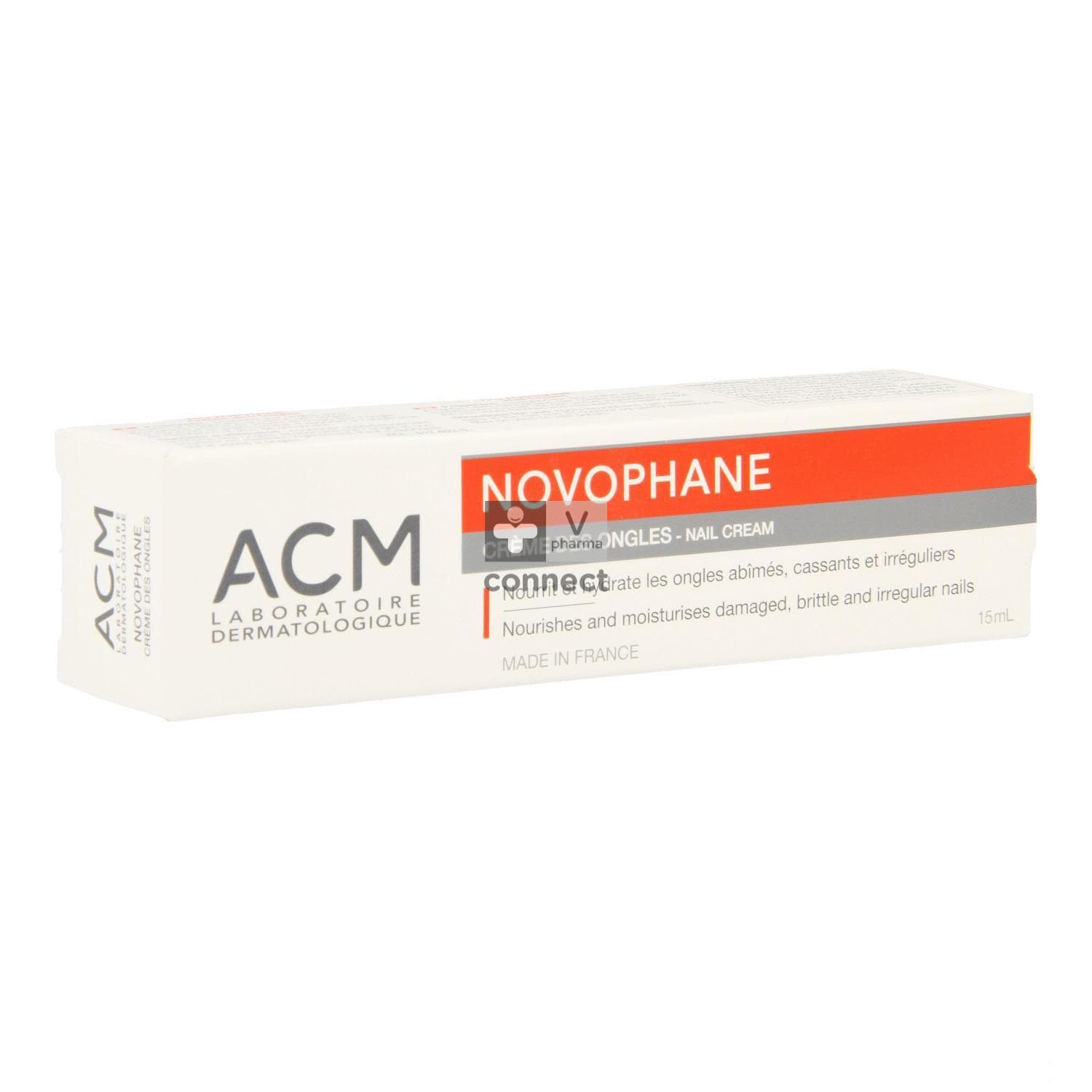 ACM Novophane كريم مغذي ومرطب للأظافر الجافة والمتشققة 15ml