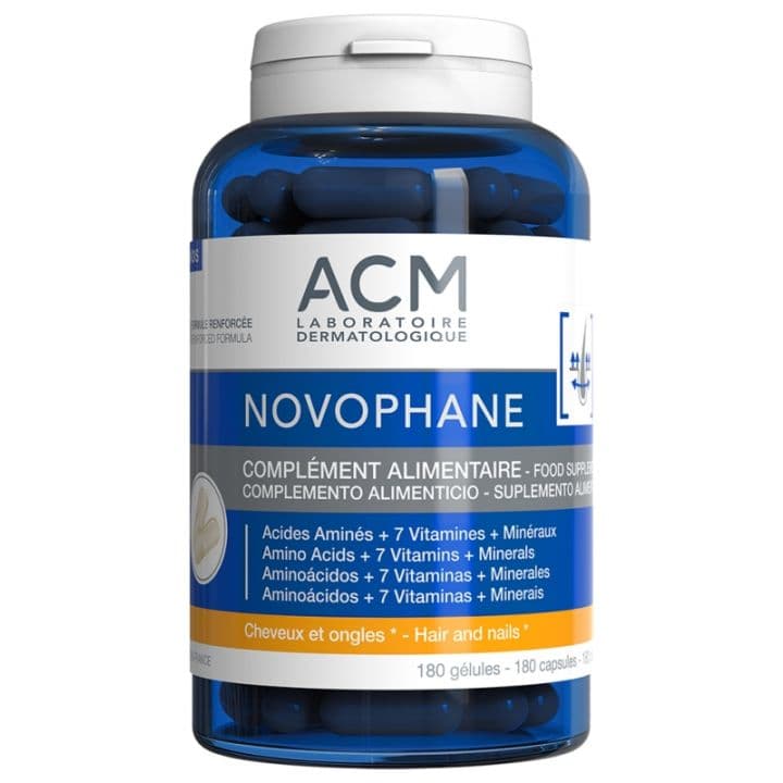 ACM Novophane مكمل غذائي للشعر والأظافر 120 gélules
