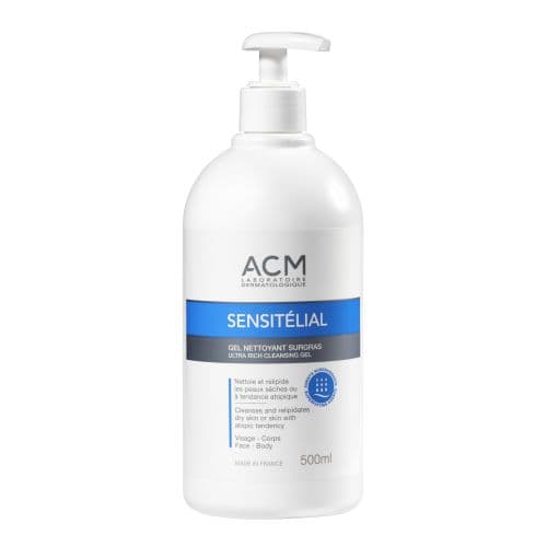 ACM Sensitelial جل منظف فائق الدهونة 500ml