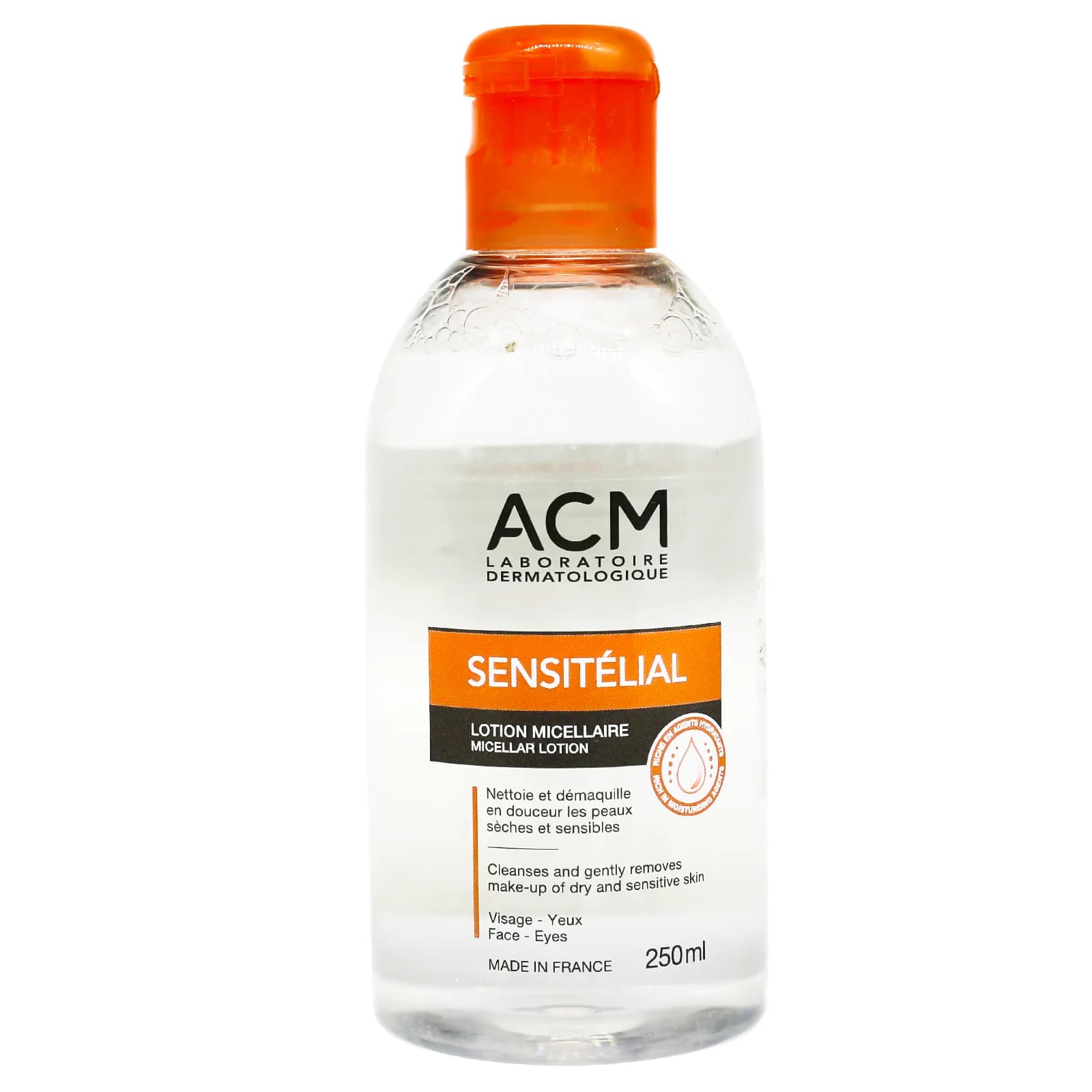 ACM Sensitelial Lotion Micellaire لوشن ميسيلار لتنظيف وإزالة المكياج للبشرة الحساسة والجافة 250ml