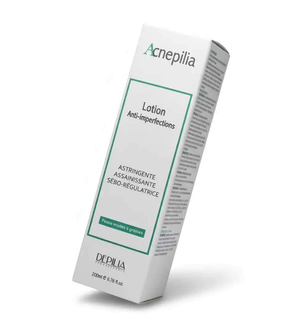 Depilia Acnepilia Lotion Anti-Imperfections لوشن مضاد للشوائب وتنظيم الإفرازات الدهنية 200ml