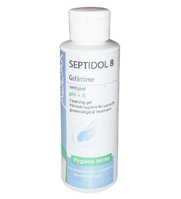 Addax Septidol pH8 جل منظف ومطهر للمناطق الحساسة 250ml