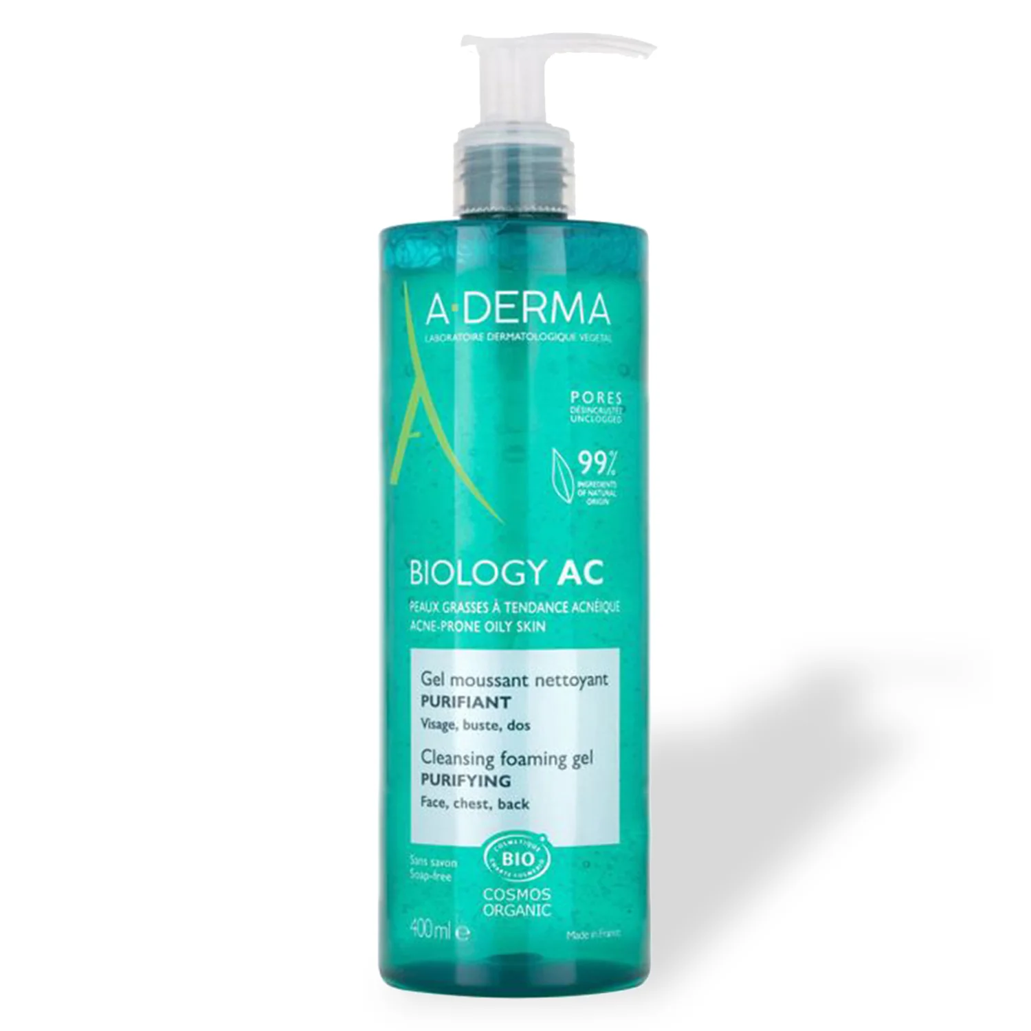 A-Derma Biology AC جل رغوي مطهر ومنظف 200ml