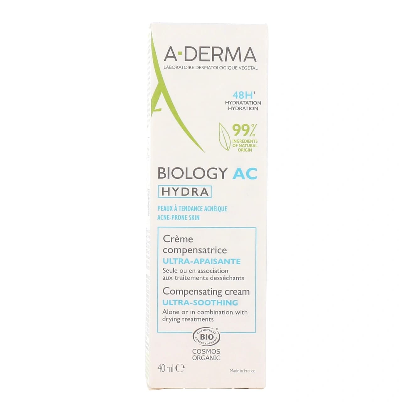 A-Derma Biology AC Hydra كريم معوض فائق التهدئة 40ml