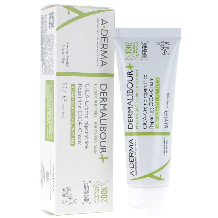 A-Derma Dermalibour+ CICA كريم مرمم ومطهر 50ml