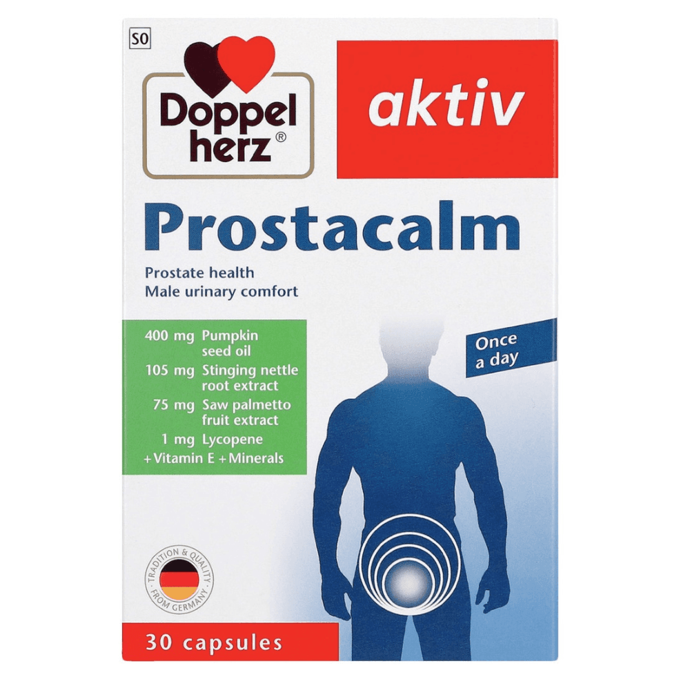 Doppelherz aktiv Prostacalm مكمل غذائي لصحة البروستاتا 30 كبسولة