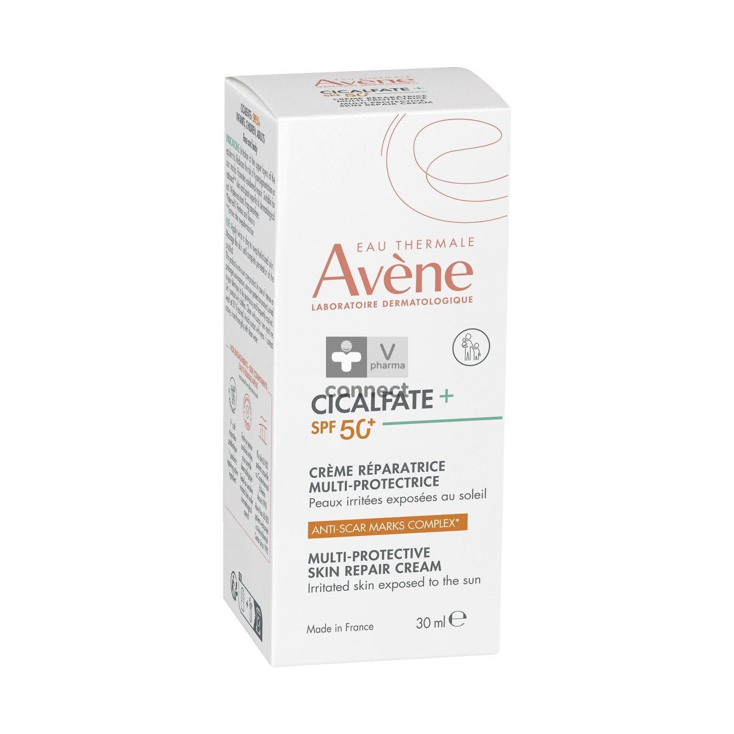 Avène Cicalfate+ كريم مرمم واقٍ من الشمس SPF50+ مضاد للعلامات 30ml
