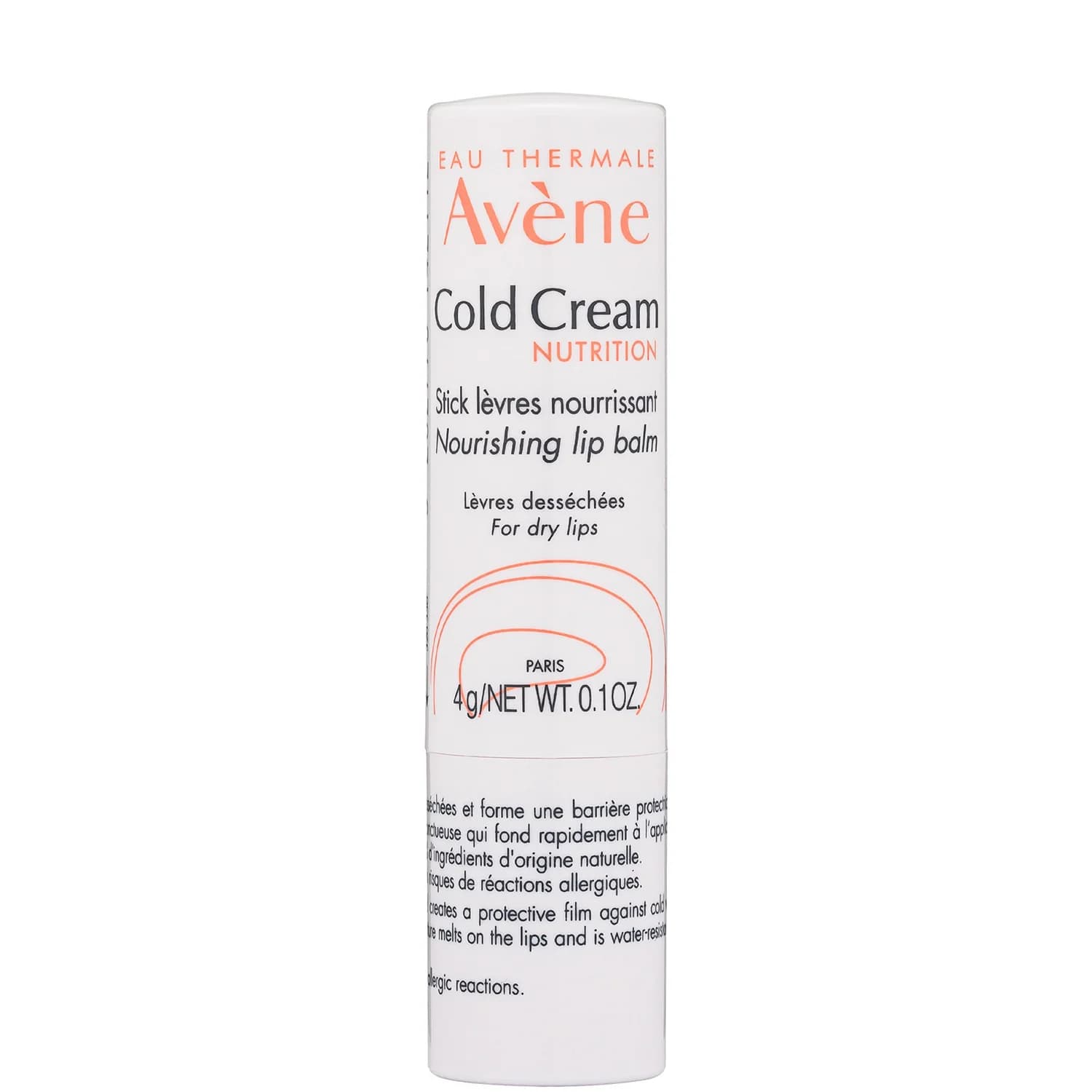 Avène Cold Cream Stick Lèvres مرطب ومغذي للشفاه الجافة 4g