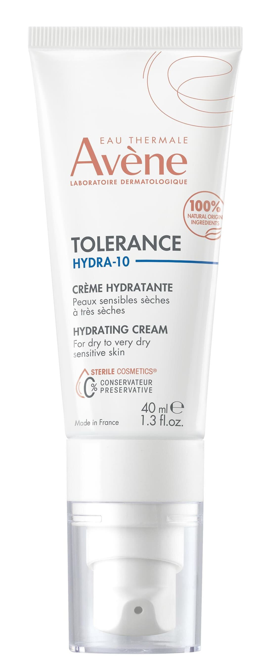 Avène Tolérance Hydra-10 كريم مرطب للبشرة الجافة والحساسة 40ml