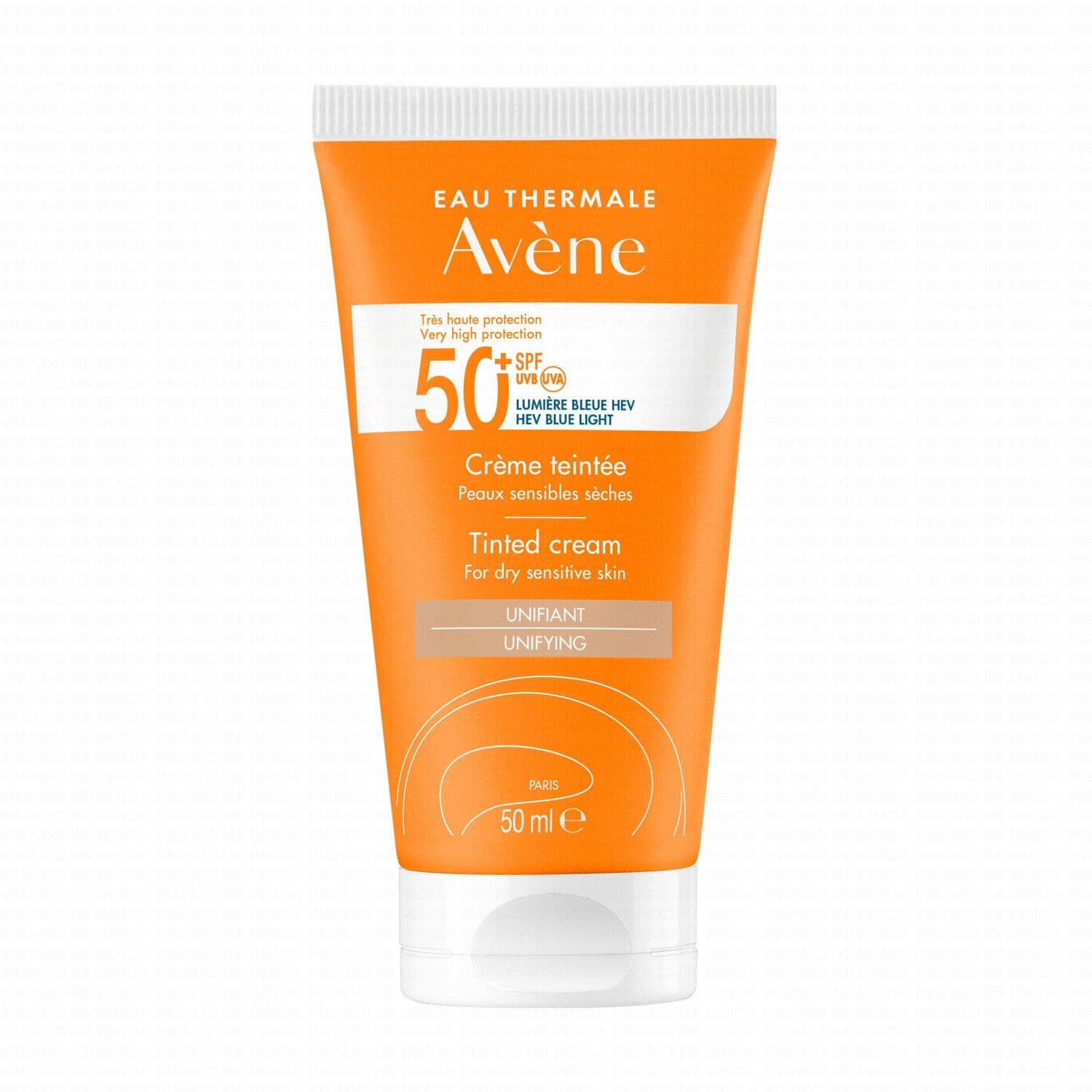 Avène Crème Teintée SPF 50+ واقي شمس ملون للبشرة الجافة والحساسة 50ml