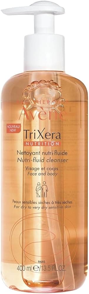 Avène TriXera Nutrition جل منظف مغذي 400ml
