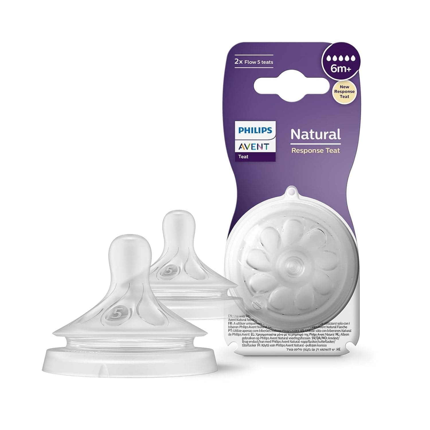 AVENT 2 TETINES NATUREL +6MOIS REF SCF044/27