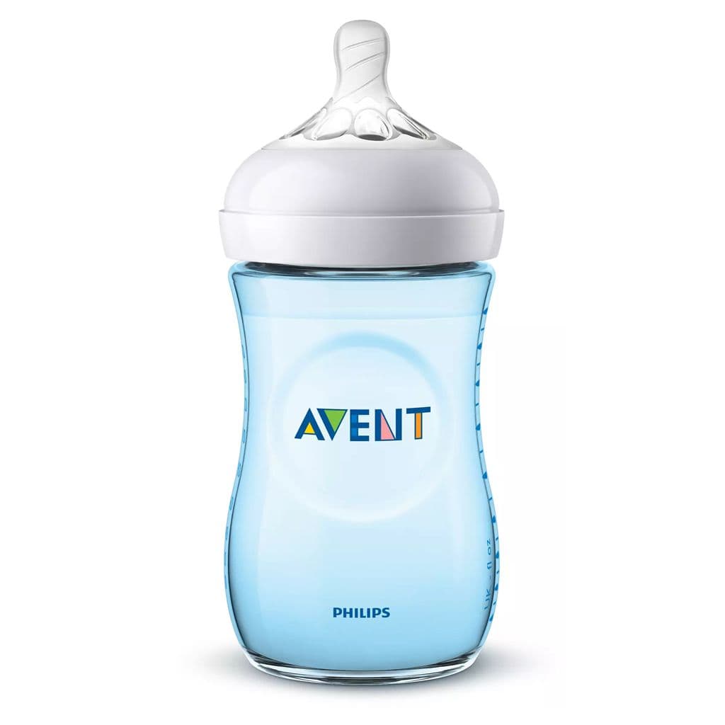 AVENT BIBERON NATURAL BLEU 260ML REF SCF035/17