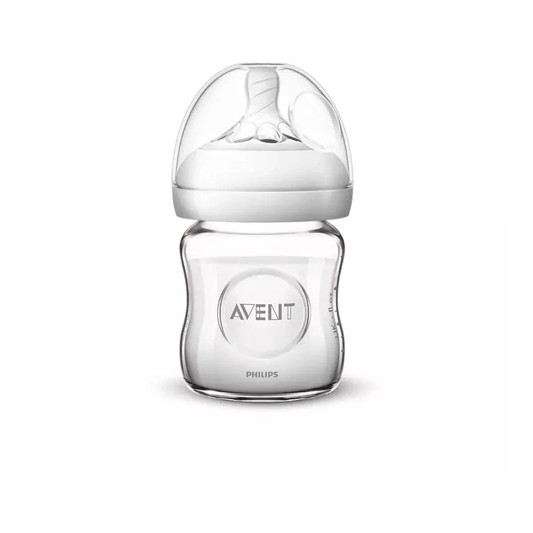 AVENT BIBERON NATURAL EN VERRE COMME LE SEIN MATERNEL 120ML REF SCF051/17