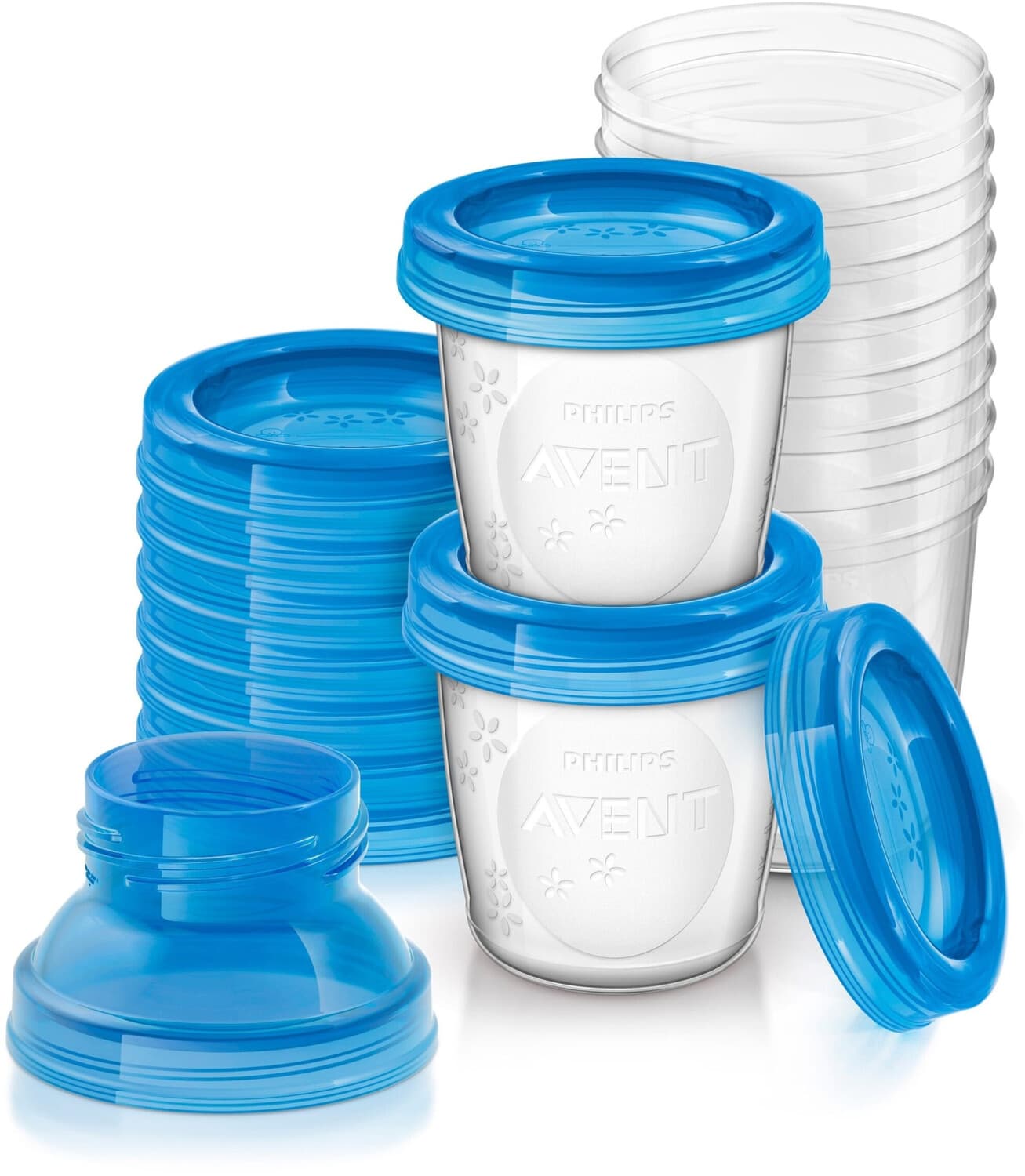 Philips Avent SCF618/10 أوعية حفظ حليب الأم 10x180ml