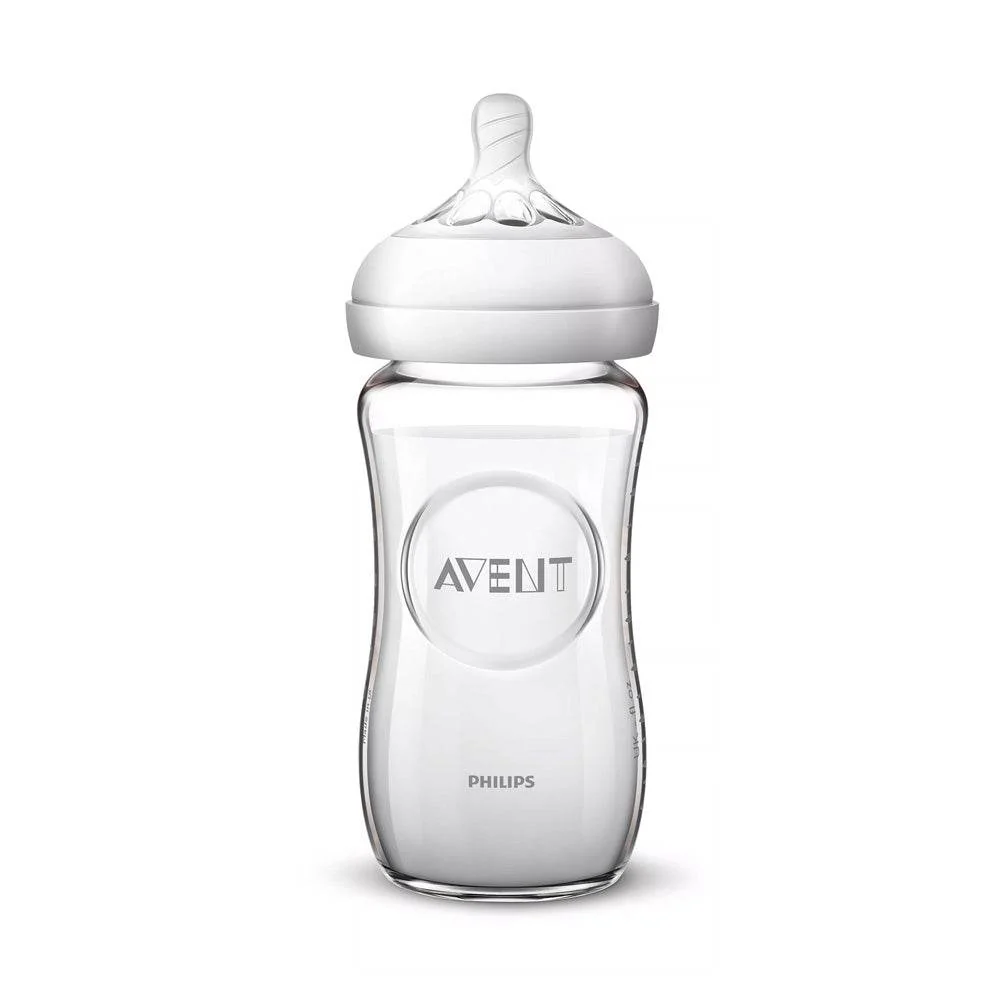 Philips Avent Natural Biberon en Verre رضاعة زجاجية طبيعية مضادة للمغص 240ml