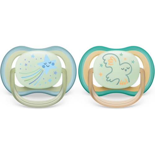 Philips Avent Ultra Air Night 0-6M Girl Mama لهاية ليلية للأطفال البنات Lot de 2