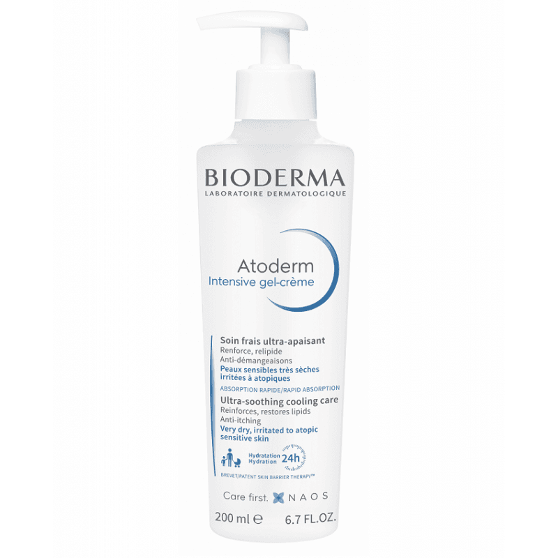 Bioderma Atoderm Intensive Gel-Crème جل كريم مهدئ ومضاد للحكة 200ml