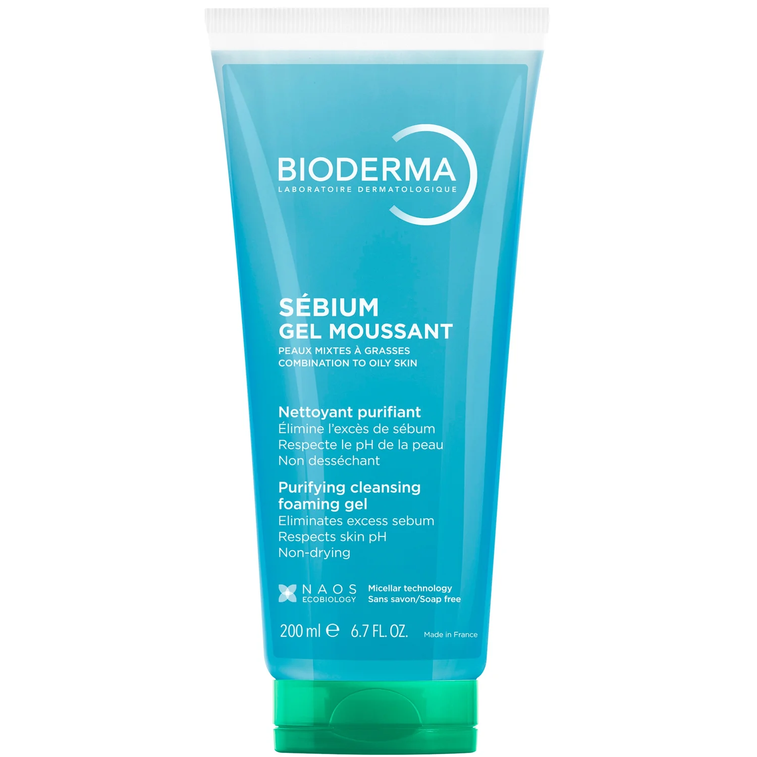 Bioderma Sébium Gel Moussant جل رغوي مطهر ومنظف 200ml