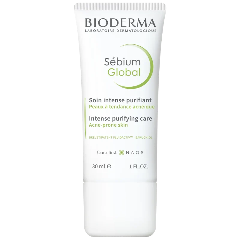 Bioderma Sébium Global كريم مكثف ومطهر لعلاج شوائب البشرة 30ml