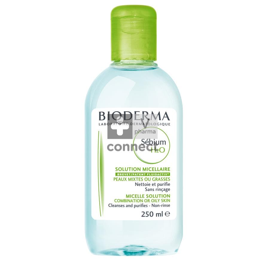 BIODERMA SEBIUM H2O SOLUTION MICELLAIRE 250ML