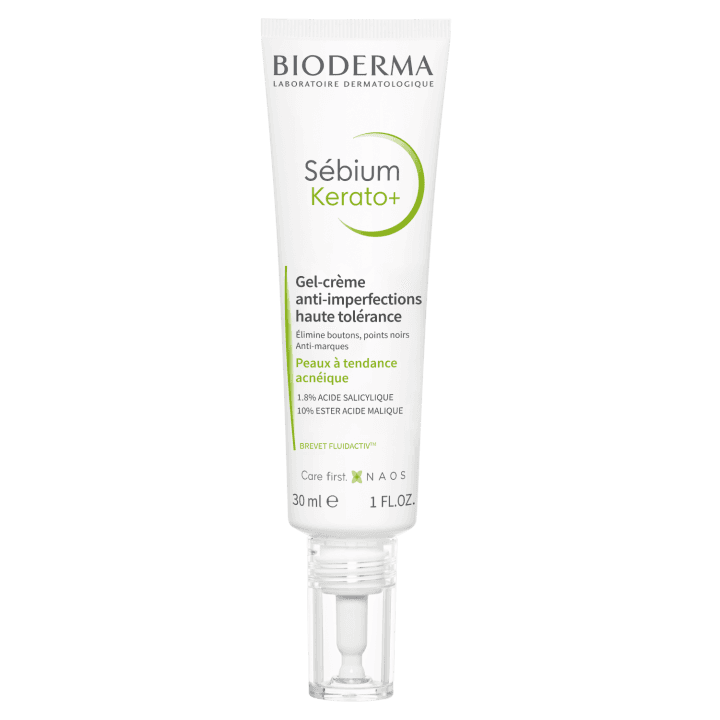 Bioderma Sébium Kerato+ جل كريم مضاد للشوائب وحب الشباب 30ml