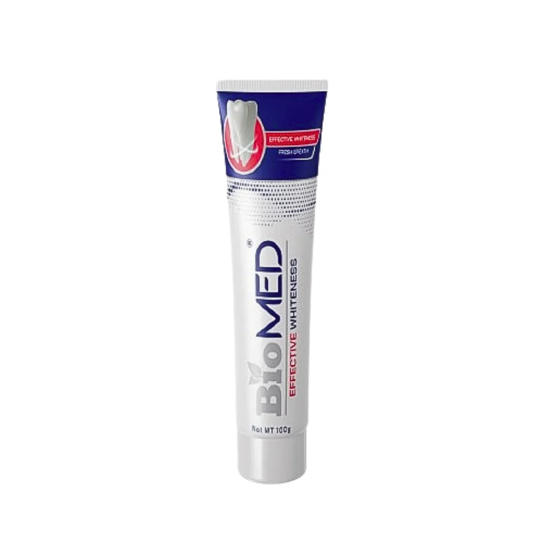 Biomed Effective Whiteness معجون أسنان مبيض ومزيل للبقع 100g