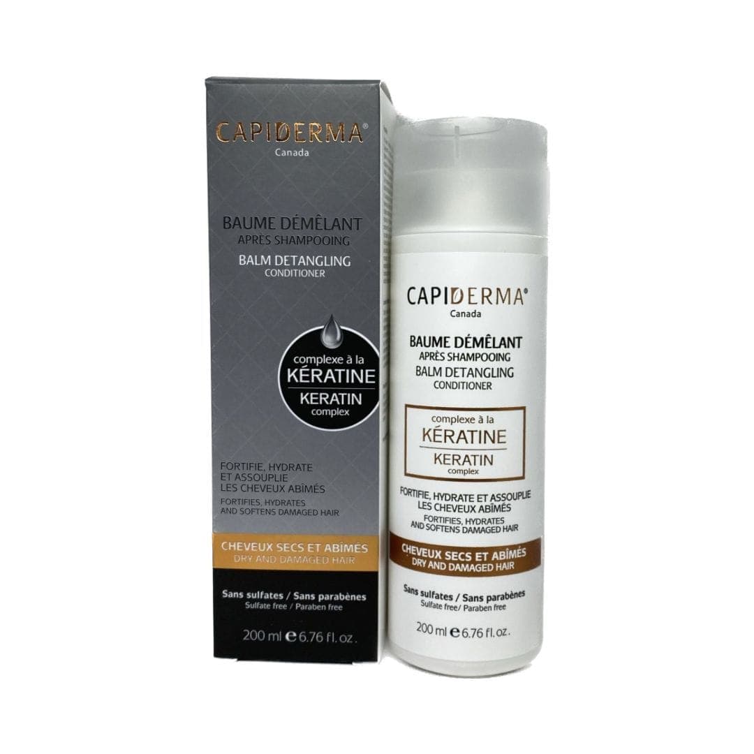 Capiderma Baume Démêlant بلسم مقوي ومطري لفك تشابك الشعر بالكراتين 200ml