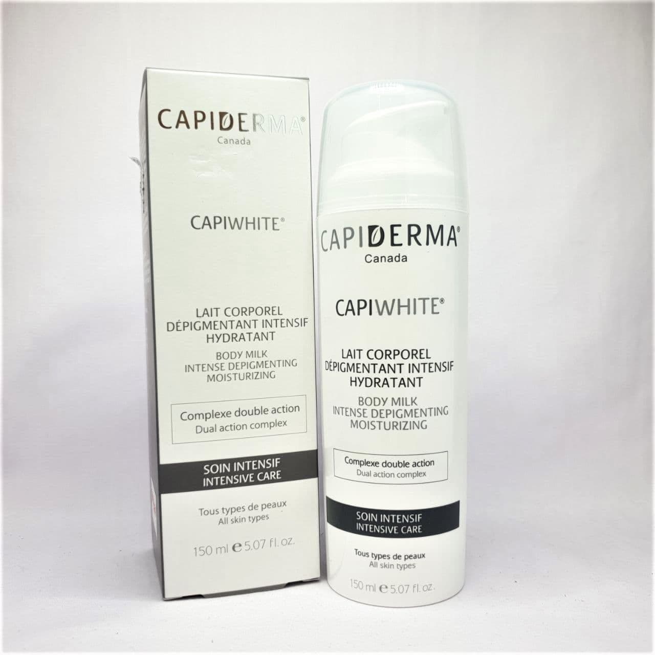 Capiderma Capiwhite حليب مرطب ومفتح مكثف للجسم 150ml