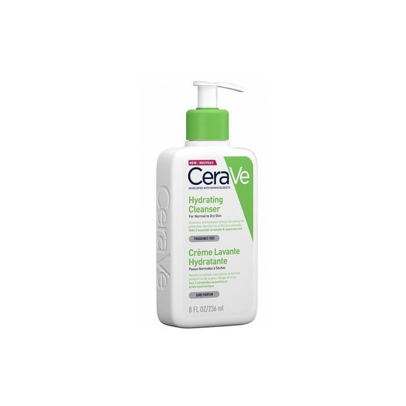 CeraVe Crème Lavante Hydratante غسول كريمي مرطب للبشرة العادية إلى الجافة 236ml